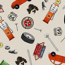 QT Mister Mechanic 28874-K - Cotton Fabric