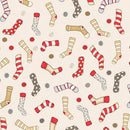 QT Monkey Biz 28368-E Cream - Cotton Fabric