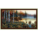 QT Moose Panel 1649-27746-A - Cotton Fabric