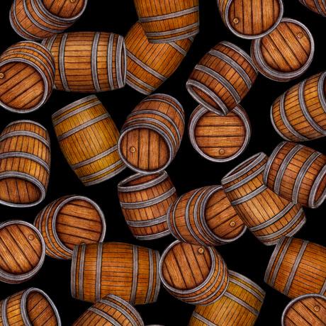 QT On Tap - 28423-J Black - Cotton Fabric