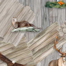 QT Once Upon a Cabin 28962-A Brown - Cotton Fabric