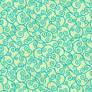 QT Psalms 1649- 28256-H LIGHT GREEN - Cotton Fabric