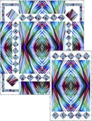 QT Splintered Prisms Quilt Pattern 4080B-06E - Patterns