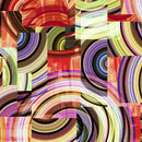 QT Transcendence Geo Collage Orange 27594-O - Cotton Fabric