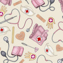 QT What the Doctor Ordered 24926-E - Cotton Fabric
