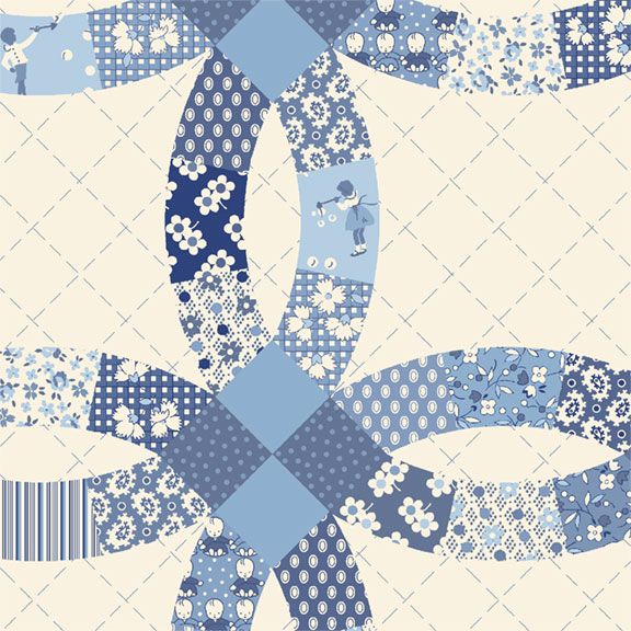 MB Premium Quilt Backing - R36016-BLUE - Cotton Fabric