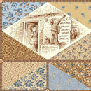 MB Back in the Day R570496-BLUE - Cotton Fabric