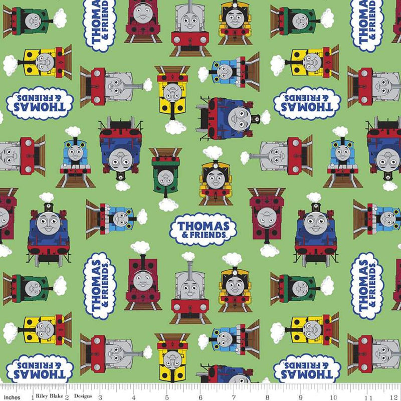 CWH All Aboard C11001-GREEN - Cotton Fabric