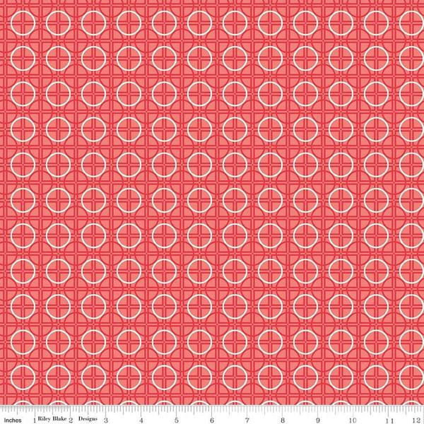 RILEY BLAKE Bee Basics C6407-RED - Cotton Fabric