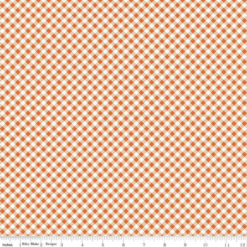 RILEY BLAKE Bee Ginghams C12556-AUTUMN - Cotton Fabric