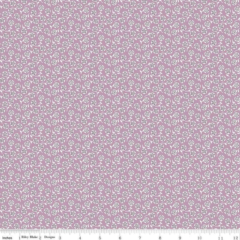 RILEY BLAKE Prairie Wildflowers C12305-TAFFY - Cotton Fabric