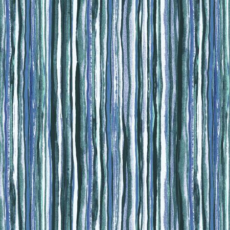RJR Fancy Stripes - 1405-EM9 Emerald - Cotton Fabric