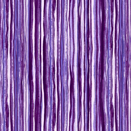 RJR Fancy Stripes - 1405-GV7 Gentle Violet - Cotton Fabric