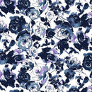 RJR Ink Rose - 1800-MI2 Midnight - Cotton Fabric