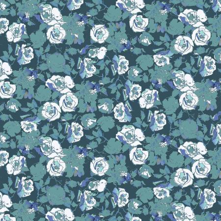 RJR Ink Rose - 1803-JA3 Jade - Cotton Fabric