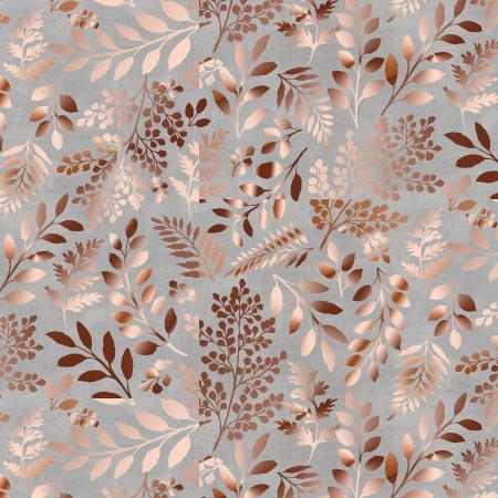 RJR Lilac & Sage, 103-GY3M Grey - Cotton Fabric