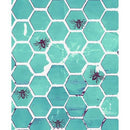 RJR Pollinator 303-AQ1 Aqua - Cotton Fabric