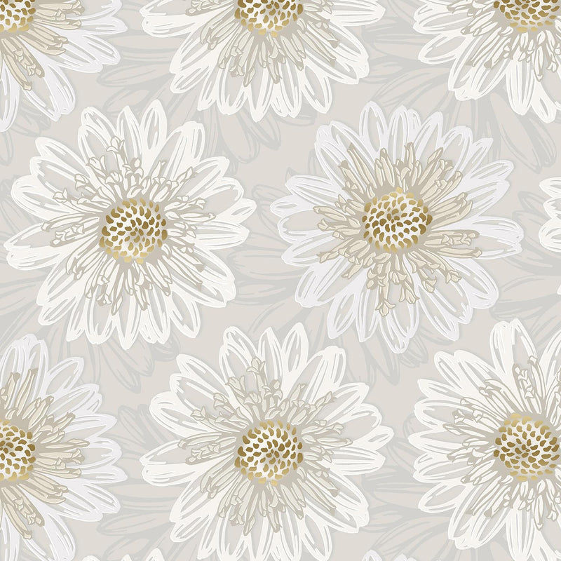 RJR Shiny Objects: Good as Gold 500-PE6 Pearl - Cotton Fabric