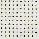 RJR Shiny Objects: Precious Metals 3376-005 - Cotton Metallic Fabric