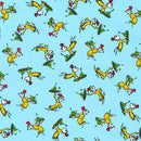 RK A Little Dr. Seuss ADE-20822-4 Blue - Cotton Fabric