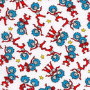RK A Little Dr. Seuss ADE-20828-1 White - Cotton Fabric