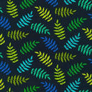 RK Alphabetosaurus SRK-20739-2 Black - Cotton Fabric