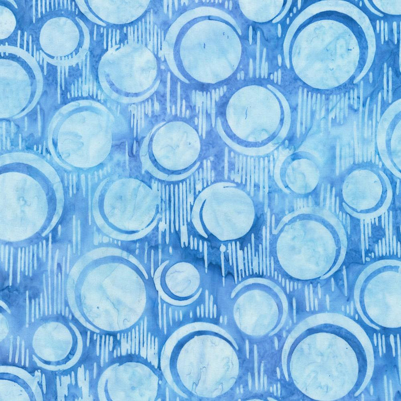 RK Artisan Batiks: Bubble Blues AMD-21247-215 Surf - Cotton Fabric