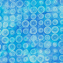 RK Artisan Batiks: Bubble Blues AMD-21251-215 Surf - Cotton Batik Fabric