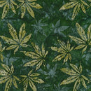 RK Artisan Batiks: Cannabis Sativa SRK-20502-45 Moss - Cotton Batik Fabric