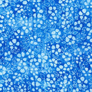 RK Artisan Batiks: Floral Wave 21622-82 Blue Jay - Cotton Batik Fabric