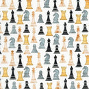 RK Checkmate - AKO-20830-15 IVORY - Cotton Fabric