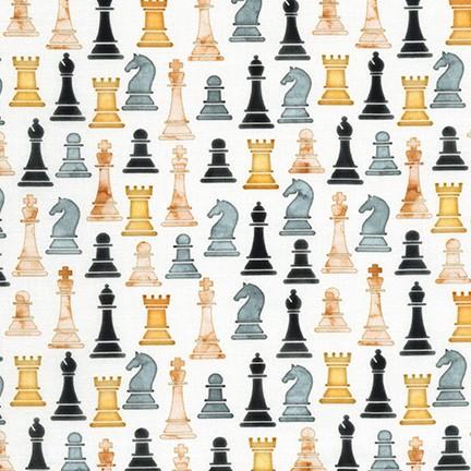 RK Checkmate - AKO-20830-15 IVORY - Cotton Fabric