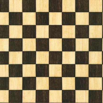 RK Checkmate - SRK-20896-323 Walnut - Cotton Fabric