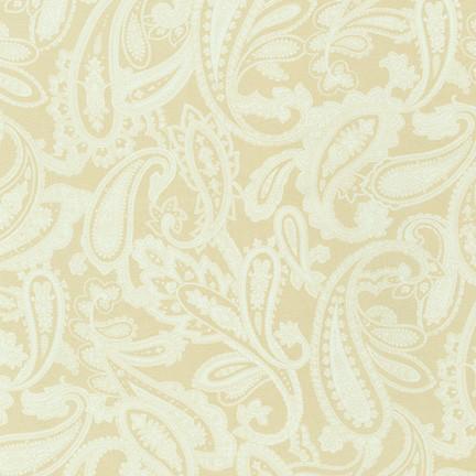 RK Chesterfield - 18861-15 Ivory Paisley - Robert Kaufman Fabrics
