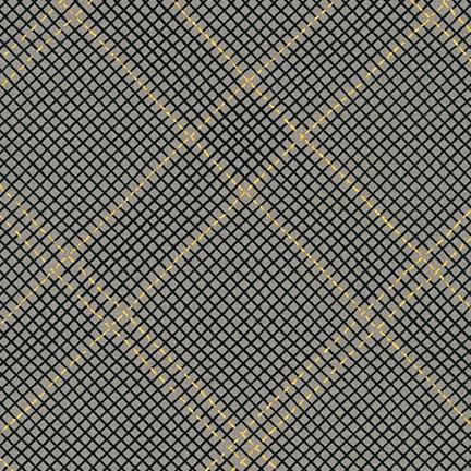 RK Collection CF Metallic AFRM-19932-183 Pewter - Cotton Fabric