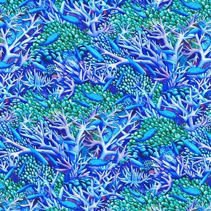 RK Coral Canyon AQCD-19908-248 MARINE - Cotton Fabric