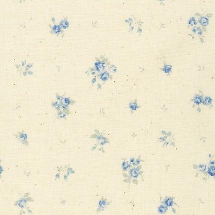 RK English Garden SB-87506D1-3 Blue - Cotton Fabric