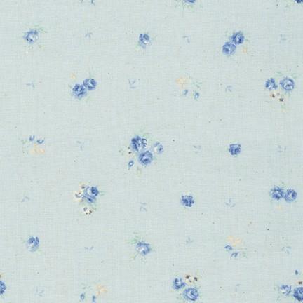 RK English Garden SB-87506D1-7 Baby Blue - Cotton Fabric