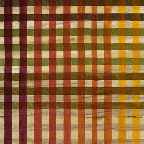 RK Hand Painted Gingham Batik 17769-222 - Cotton Fabric