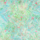 RK Hummingbird Lane AMD-20186-70 AQUA - Cotton Fabric