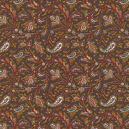 RK Katie's Madders 19101-16 Brown - Cotton Fabric