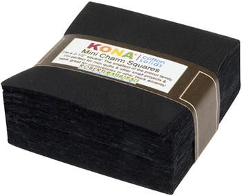 RK Kona Cotton Black Mini Charms 2.5" MCH-104-84 - Cotton Fabric