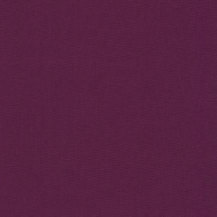 RK Kona Cotton Solids - K001-1133 EGGPLANT - Cotton Fabric