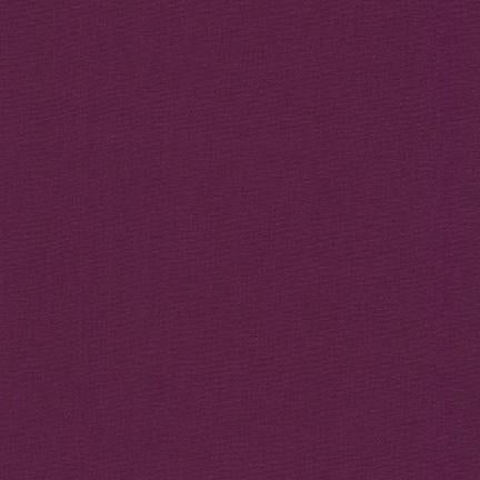 RK Kona Cotton Solids - K001-1133 EGGPLANT - Cotton Fabric