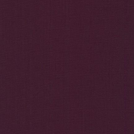 RK Kona Cotton Solids K001-1469 Raisin - Cotton Fabric