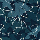 RK Moonlight Garden, 19003-62 Indigo - Cotton Fabric