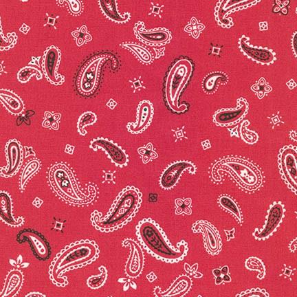 RK Sevenberry Bandana SB-83004D1-6 Red - Cotton Fabric