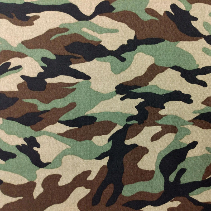 RK Sevenberry: Canvas Prints SB-88332D2-2 Camouflage - Cotton Fabric