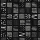 RK Simple Life Black 850315D1-2 - Cotton Fabric
