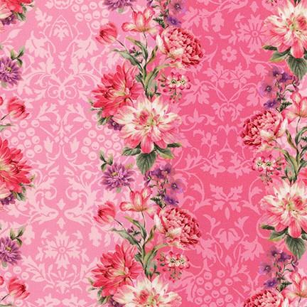 RK Surrey Meadows 18926-10 Pink Floral - Cotton Quilt Fabric